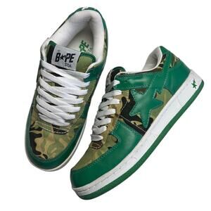 A Bathing Ape 8 Bape Skate Sta Green Octopus Camo 2010